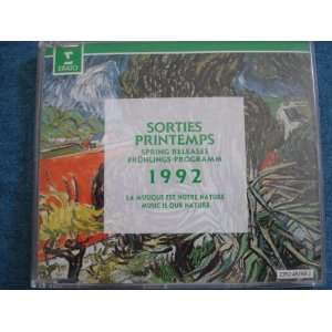 CD, Sorties Printemps, Spring Releases Fruhlings Programm 1992, Music 