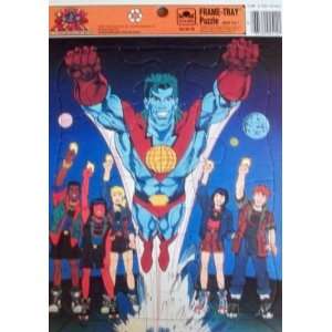  Captain Planet Frame Tray Puzzle (1991) Toys & Games