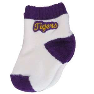  Sox LSU Tigers Infant Bootie Socks