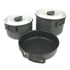  Ridge Hard Anodized Cookset, Lg 41410 Camp Cook: Sports & Outdoors