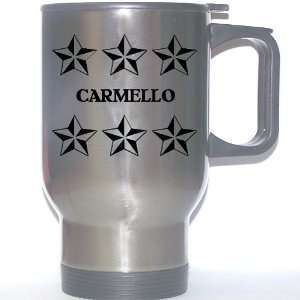  Personal Name Gift   CARMELLO Stainless Steel Mug (black 