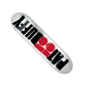  Plan B   Pat Duffy Stencil Skateboard Deck (7.75): Sports 