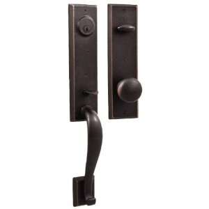 Weslock 07935 2  0020 Black Greystone Greystone Dummy Entry Handleset 