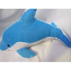  Seaworld Dolphin Plush Toy Blue 17 Collectible 