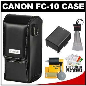 Canon FC 10 Digital Video Camcorder Case + BP 808 Battery + Accessory 
