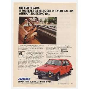  1979 Fiat Strada Room & Mileage Print Ad (21723): Home 