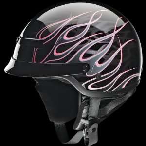   Hellfire Helmet , Color: Black/Pink, Size: Lg 0103 0705: Automotive