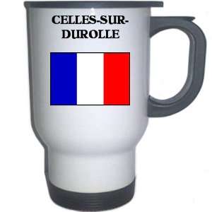  France   CELLES SUR DUROLLE White Stainless Steel Mug 