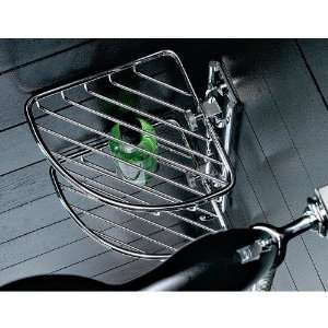   0883 Polished Chrome Double Corner Wire Shower Basket 0883: Home