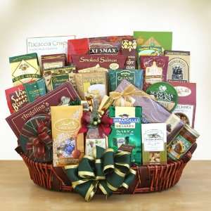 Good Times and Good Food Deluxe Gourmet Food and Snacks Gift Basket 