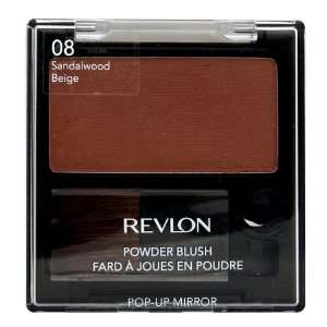  Revlon Smooth On Powder Blush Sandalwood Beige (2 Pack 