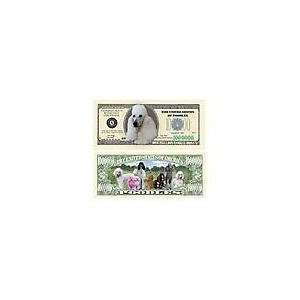  Novelty & Fake Money Poodle Million Dollar Bill (pack Of 