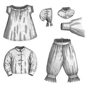    1869 Necessities for Girl 8 10 Years Pattern 