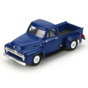  1/50 Die Cast 1955 Ford F 100 Pickup, Blue: Toys & Games