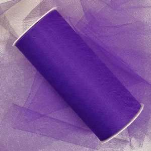 Tulle Spool 6 X 100 Yards (300 Feet)   Purple Health 