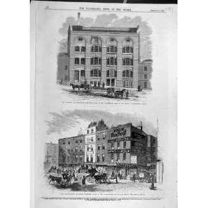    1858 Printing Publishing Office Building World News