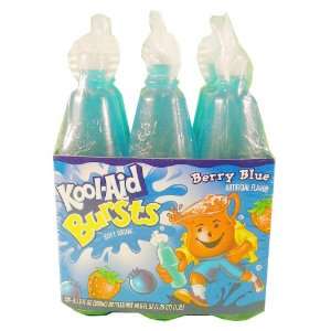 Kool Aid Bursts Berry Blue 6 ct   8 Pack:  Grocery 
