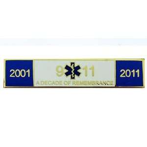  9/11 10th Anniversary EMS Star of Life Service Bar 