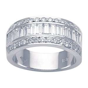  1.55 cttw Karina B(tm) Baguette Diamonds Band in Platinum 