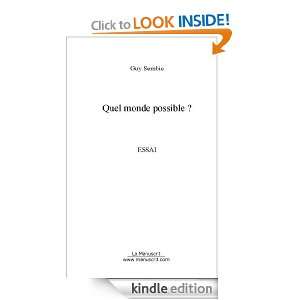 Quel monde Possible (French Edition) Guy Sembic  Kindle 