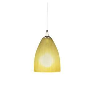    PECG Glass Dome Pendant, Canary Yellow Sea Glass: Home Improvement
