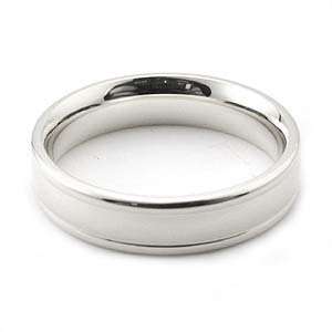    Platinum Mens & Womens wedding bands 4mm fancy, 12: Jewelry