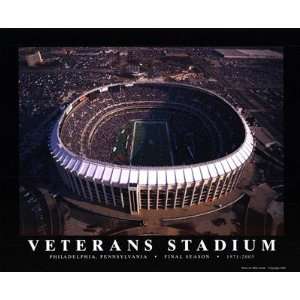 Veterans Stadium   Philadelphia Eagles PREMIUM GRADE Rolled CANVAS Art 