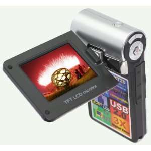  SVP T400 Silver 1280x720p True HD Camcorder with 2.4 LCD 