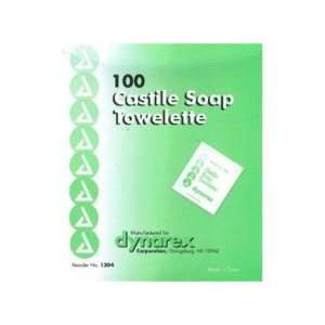  Dynarex 1304 Castile Soap Towelettes 10/100/Case: Health 