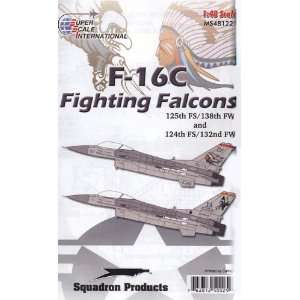   Falcons 132nd, 138th Fighter Wing (1/48 decals) Toys & Games
