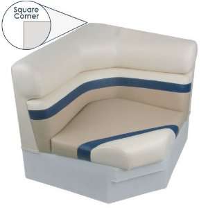  32 1/2 Deluxe Square Corner Bench Boat Seat: Sports 