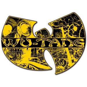  Wu Tang Clan Hip Hop Band Skull Car Bumper Sticker Decal 5 