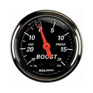  Auto Meter 1472 Black 2 1/16 Vacuum/Boost Gauge 