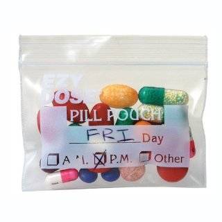 22. Ezy Dose Disposable Pill Pouches   50 Count by Apothecary