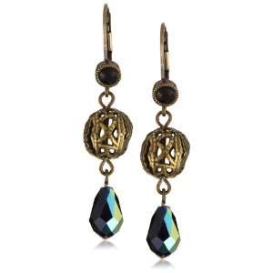   Arco Iris Swarovski Elements Crystal Ball Drop Earrings: Jewelry
