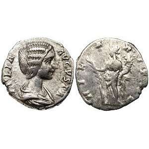  Julia Domna, Augusta 194   8 April 217 A.D.; Silver 
