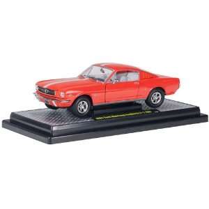  1965 Ford Mustang Fastback 2+2 289 1/24 Poppy Red: Toys 