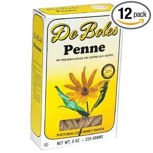 De Boles Pasta Artichoke Penne, 8 Ounce Boxes (Pack of 12)  