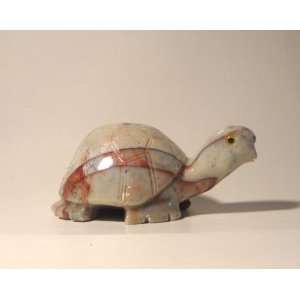  Soapstone Turtle Figurine 3.25w 2.0h Turtle Carving 