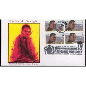   PostCachet Richard Wright First Day Cover, Four Stamp 