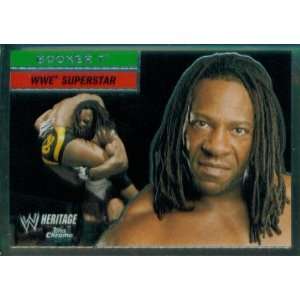   Wrestling Heritage 2006 Topps Chrome Card: Booker T: Sports & Outdoors