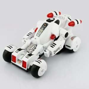   Remote Control Space Transformer Robot Car White 