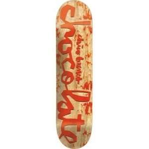   : Chocolate Skateboards Woodcut Chico Brenes Deck: Sports & Outdoors