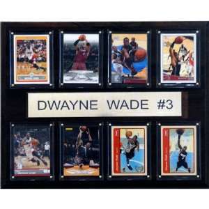  NBA Dwyane Wade Miami Heat 8 Card Plaque: Home & Kitchen