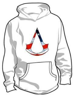  Assassins Creed 3 Logo Hooded Sweatshirt Clothing
