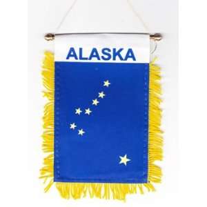  Alaska   Window Hanging Flag Automotive