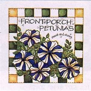    Front Porch Petunias by Joy Marie Heimsoth 9x9: Home & Kitchen
