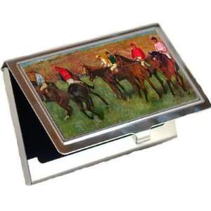  Horse Race Before the Start By Edgar Degas Business Card 