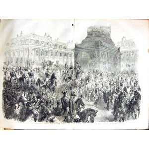  1855 IMPERIAL ROYAL PROCESSION PLACE VENDOME QUEEN