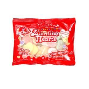  Risque Valentine Hearts Candy Jumbo Size 3oz. Bag Health 